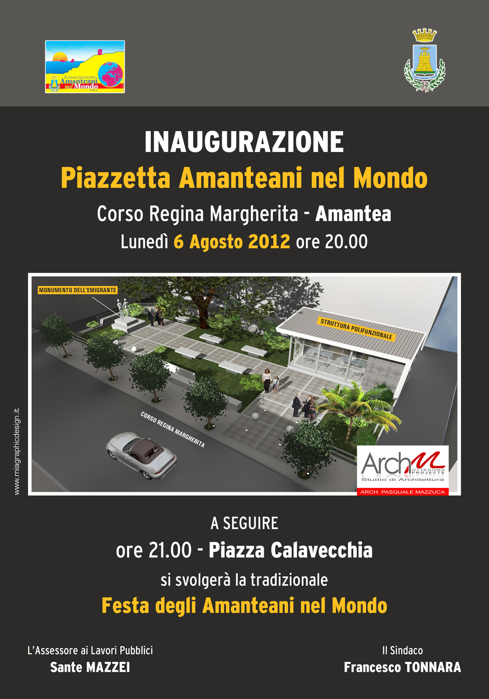 manifesto inaugurazione Piazzetta