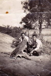 Franco Defina a caccia con una tigre