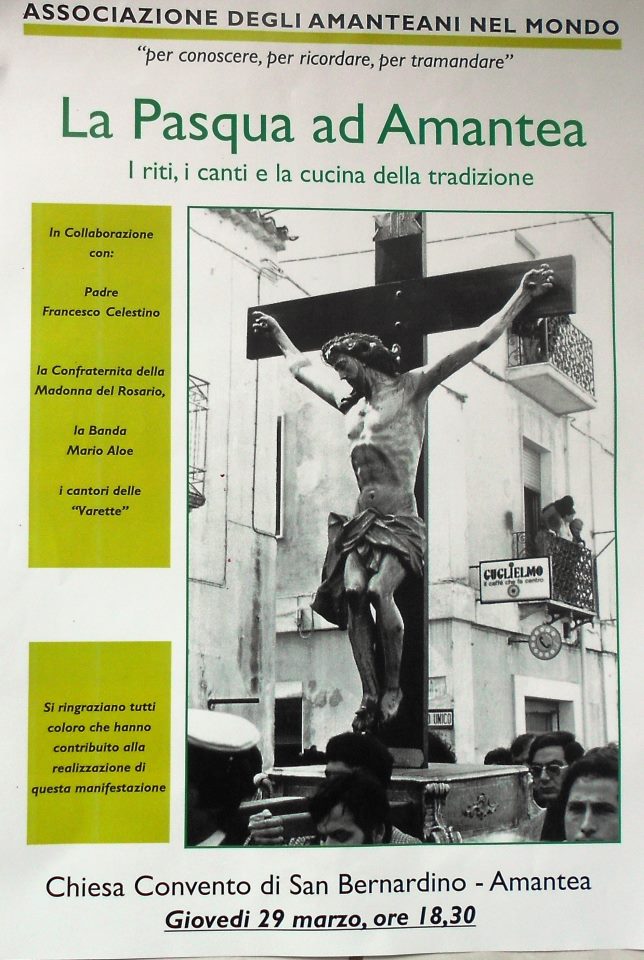 Locandina Pasqua Amantea 2012