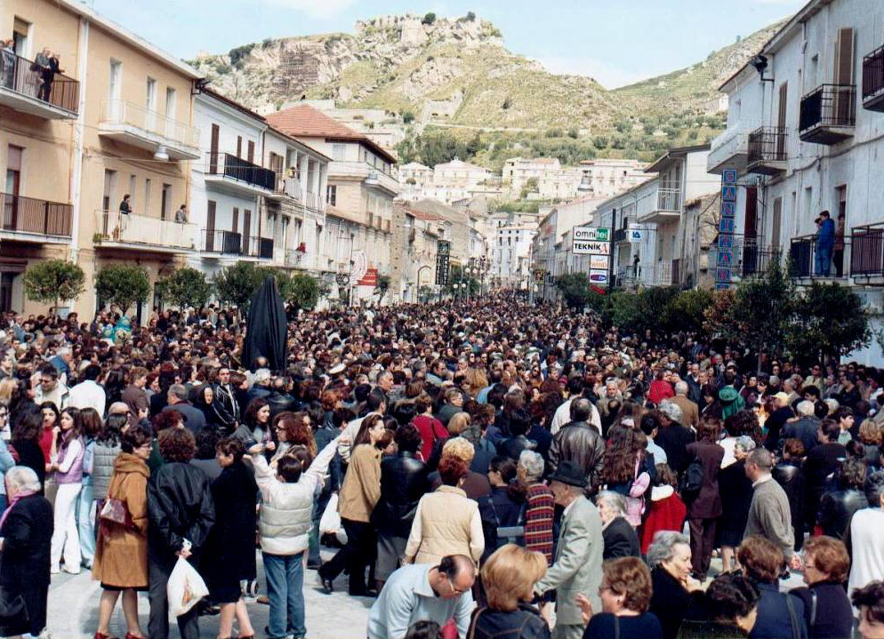 Venerdì Santo in Piazza Cappuccini oggi...