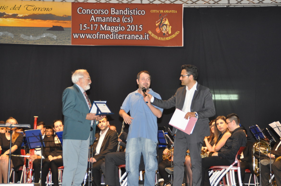 Consegna targa - Concorso Bandistico "Armonie del Tirreno"