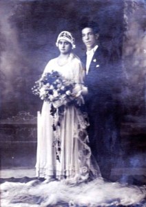 Antonio Aloe con sua moglie