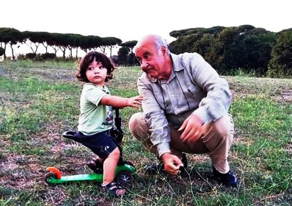 Fausto Perri col nipotino