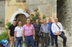 Alla casa natale di Alessandro Longo con la Giuria internazionale del 2ª edizione del Concorso Bandistico "Armonie del Tirreno"